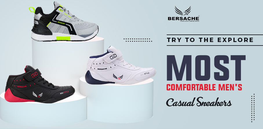 Try to the Explore Most Comfortable Men's Casual Sneakers