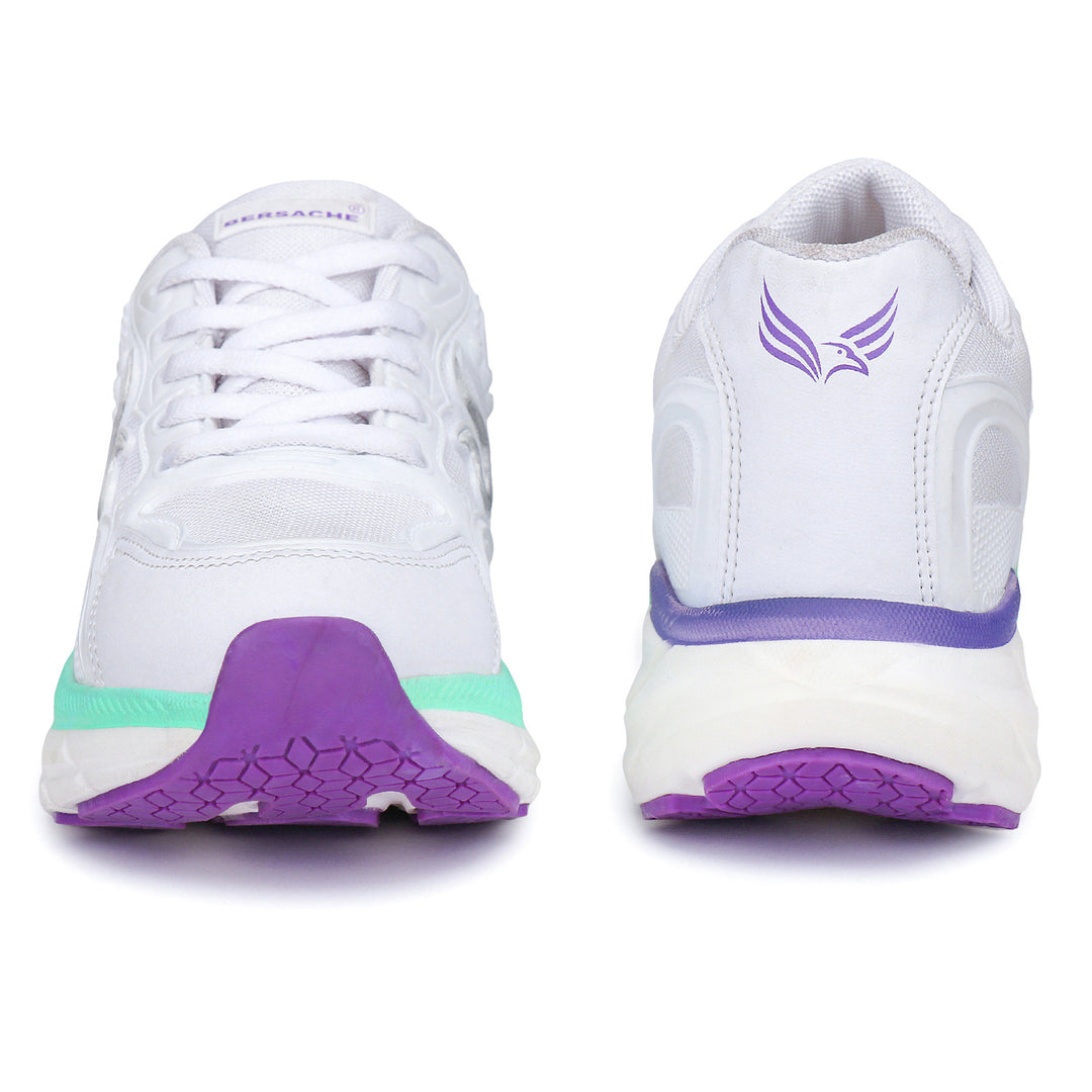 Bersache Premium Sports ,Gym, trending Stylish Running shoes for Women (9105-White)