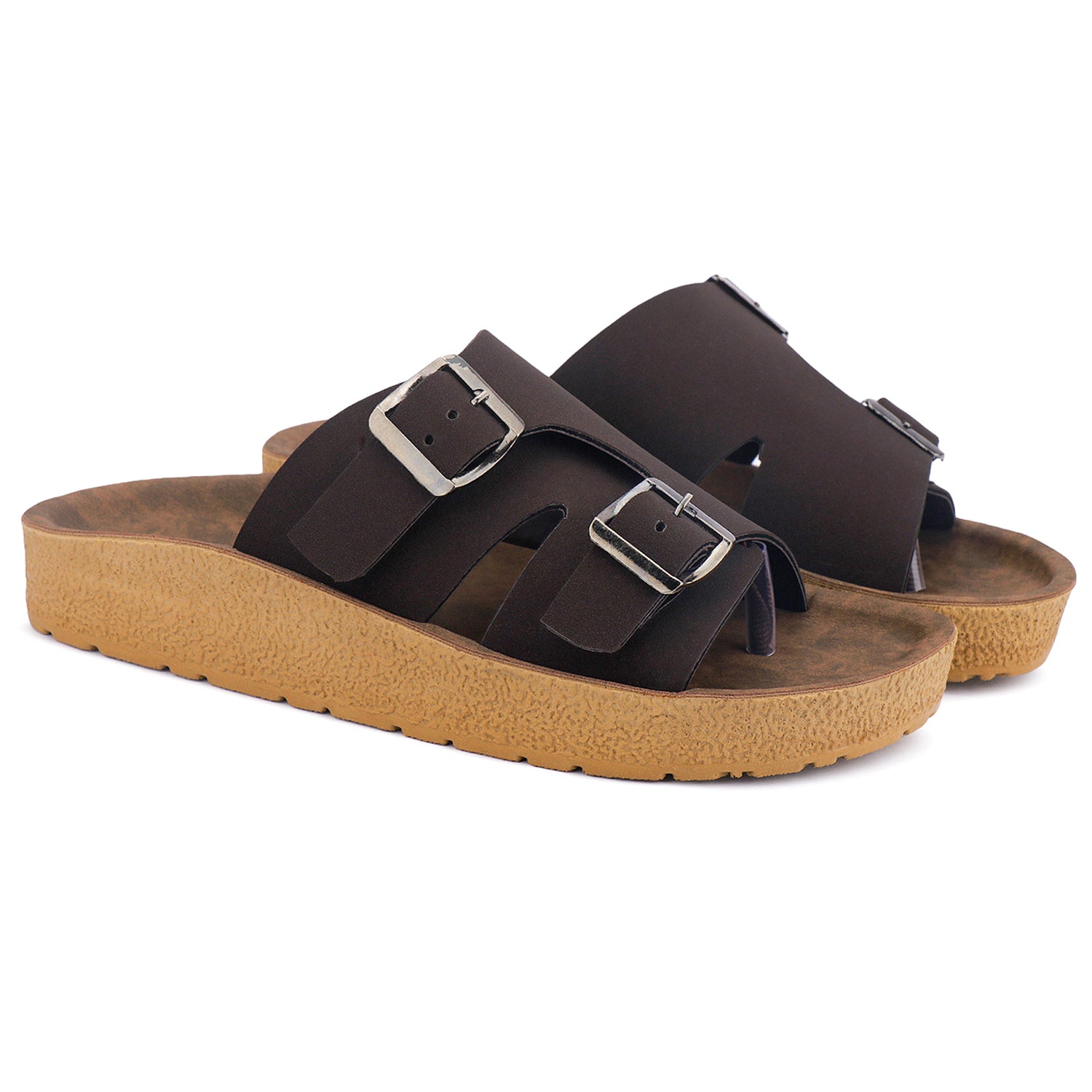 Bersache Extra Soft Classic Casual with Regular wear with Ultra Soft & Flexibility Technology Sandal for Men's & Boy's-Dark Brown-6219