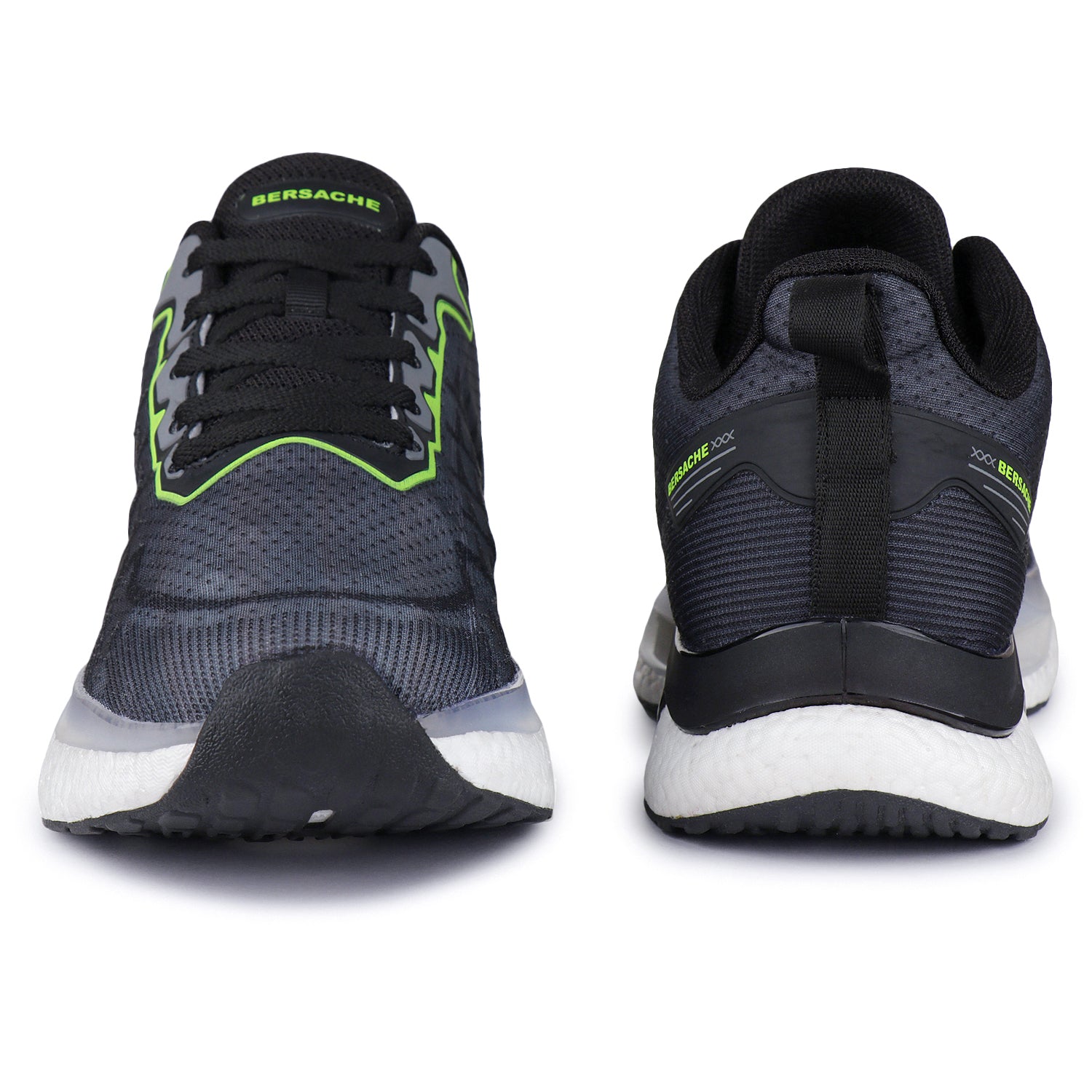 Bersache Premium Sports ,Gym, Trending Stylish Running Shoes For Men (9164-Grey).