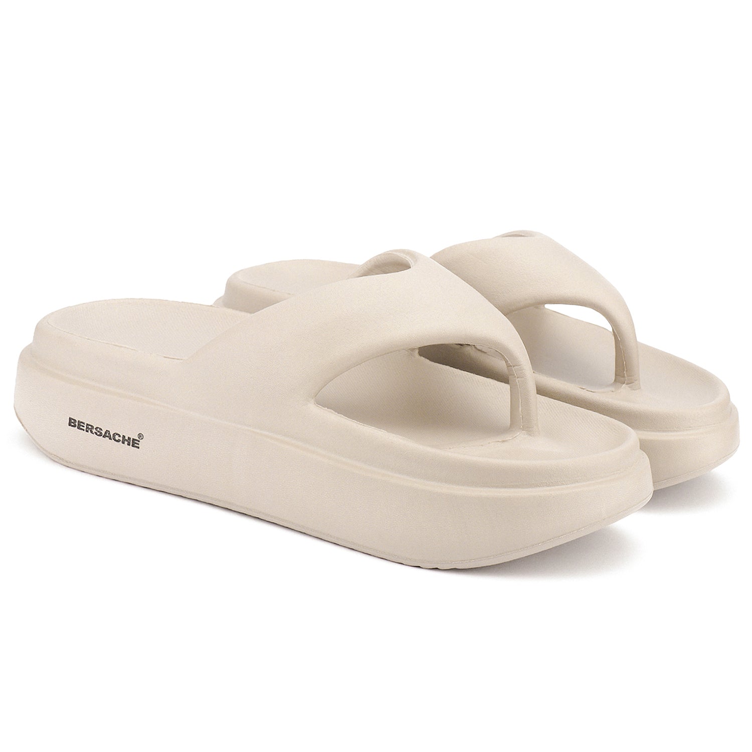 Bersache Extra Soft Classic Casual with Regular wear with Ultra Soft & Flexibility Technology Sandal For Women's/Girl's-Begie-6265