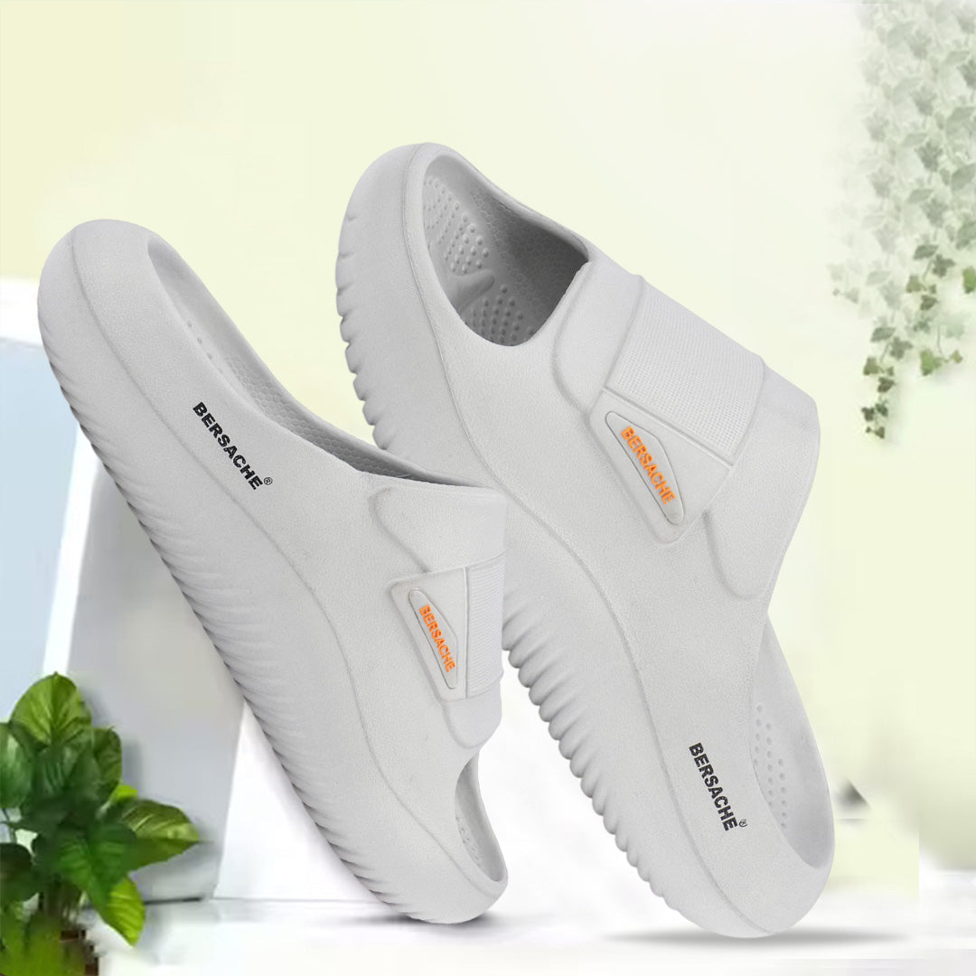 Bersache Extra Soft Classic Casual with Regular wear with Ultra Soft & Flexibility Technology Flip-Flop for Men's-(6280-Grey)