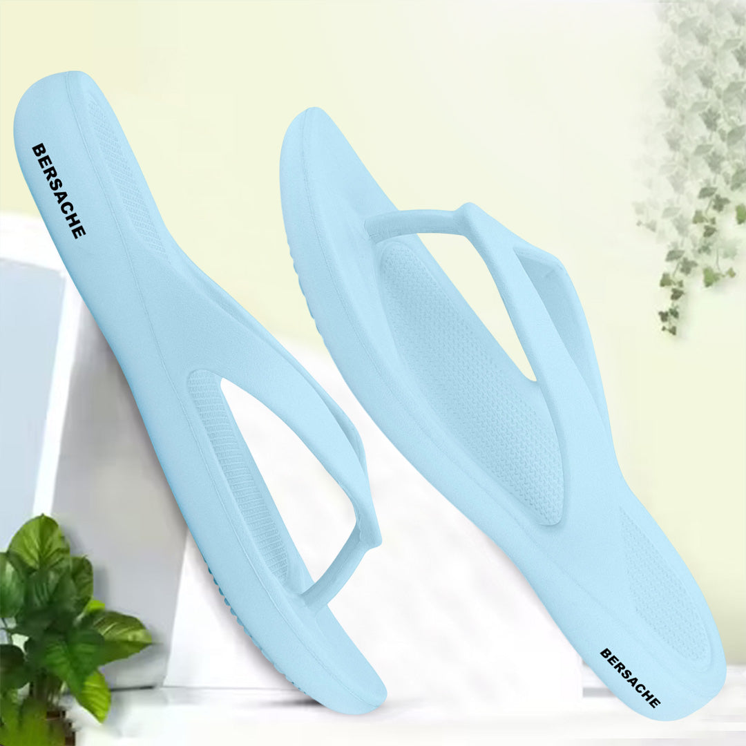 Bersache Extra Soft Classic Casual with Regular wear with Ultra Soft & Flexibility Technology Sandal's For Women's & Girl's-(6252-Sky-Blue)