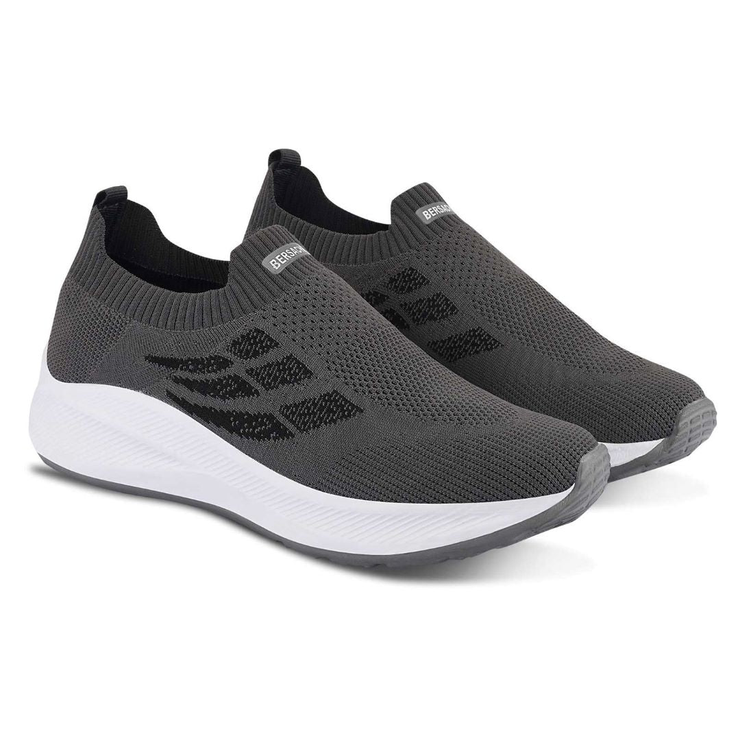 Bersache Premium Sports,Gym, Trending Stylish Running Shoes For Men (8110-Grey)