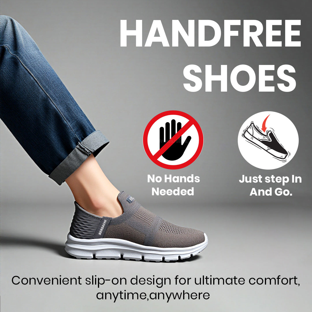 Bersache Lightweight Casual Sneaker Shoes For Men (8076-Grey).