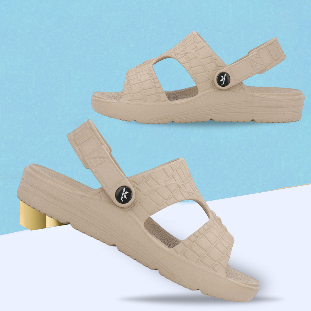 Bersache Extra Soft Classic Casual with Regular wear with Ultra Soft & Flexibility Technology Clog For Men's & Boy's Beige-6272
