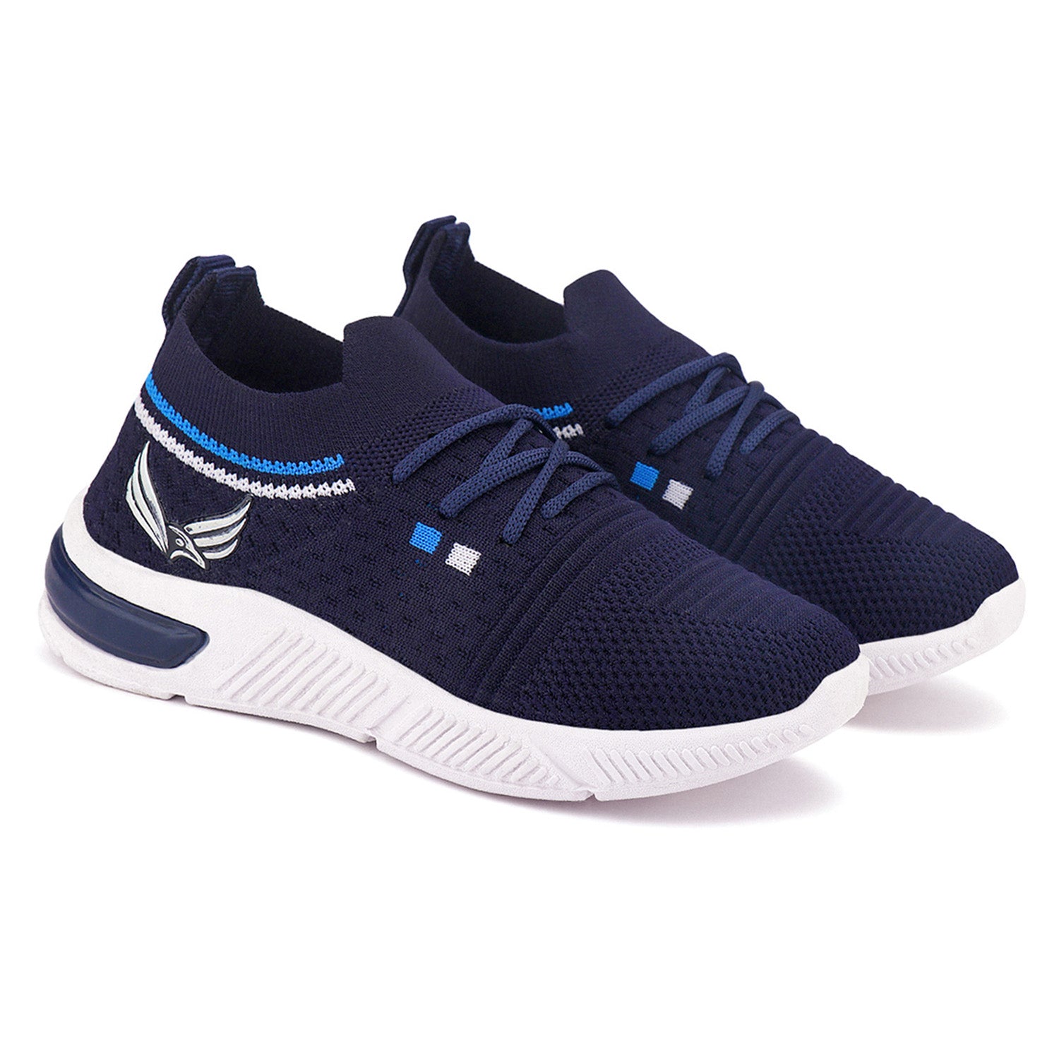 Bersache Casual Sneaker shoe for Kids|Soft Cushioned Insole,Slip-Resistance Casuals For Kids - Blue -8084.