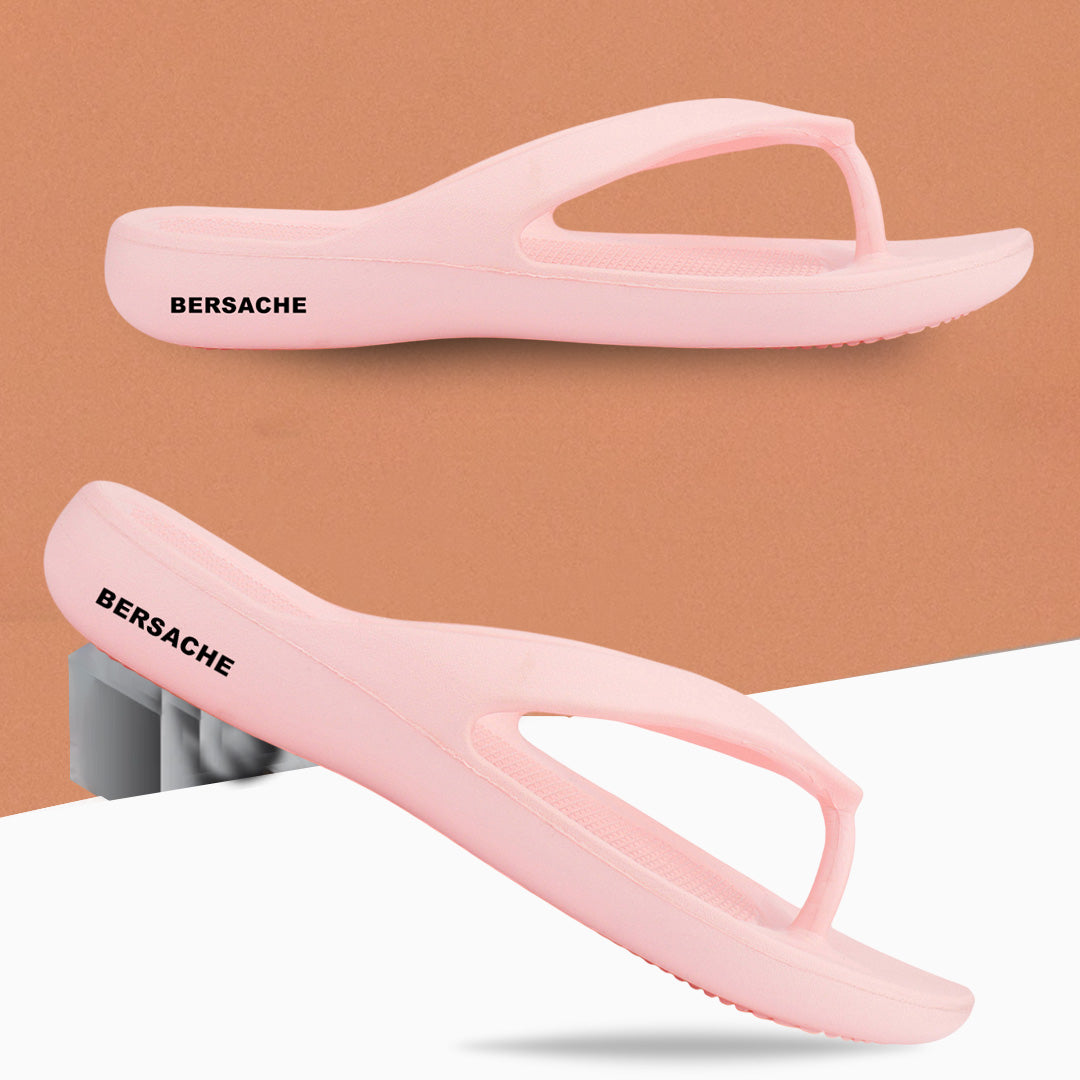 Bersache Extra Soft Classic Casual with Regular wear with Ultra Soft & Flexibility Technology Slipper For Women's & Girl's-(6253-Pink)