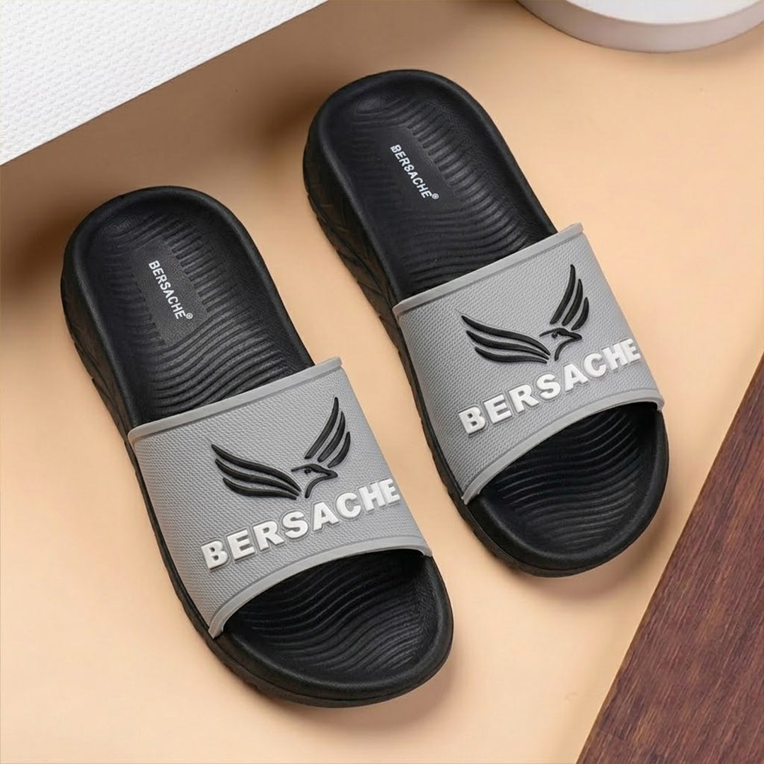 Bersache Extra Soft Classic Casual with Regular wear with Ultra Soft & Flexibility Technology Sandal For Men's (black-6329).