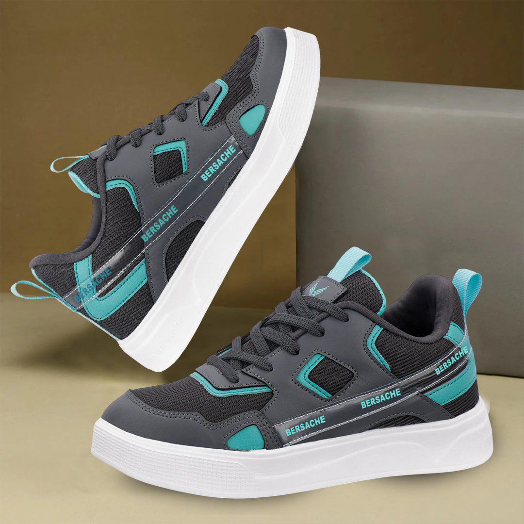 Bersache Casual Sneaker shoe for Men| Soft Cushioned Insole , Slip-Resistance Casuals For Men (Black-8127)