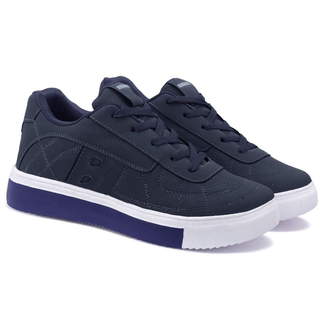 Bersache Premium Sports ,walking,Gym,cricket, Trending Running Shoes For Men's (Dark-Blue-8121)