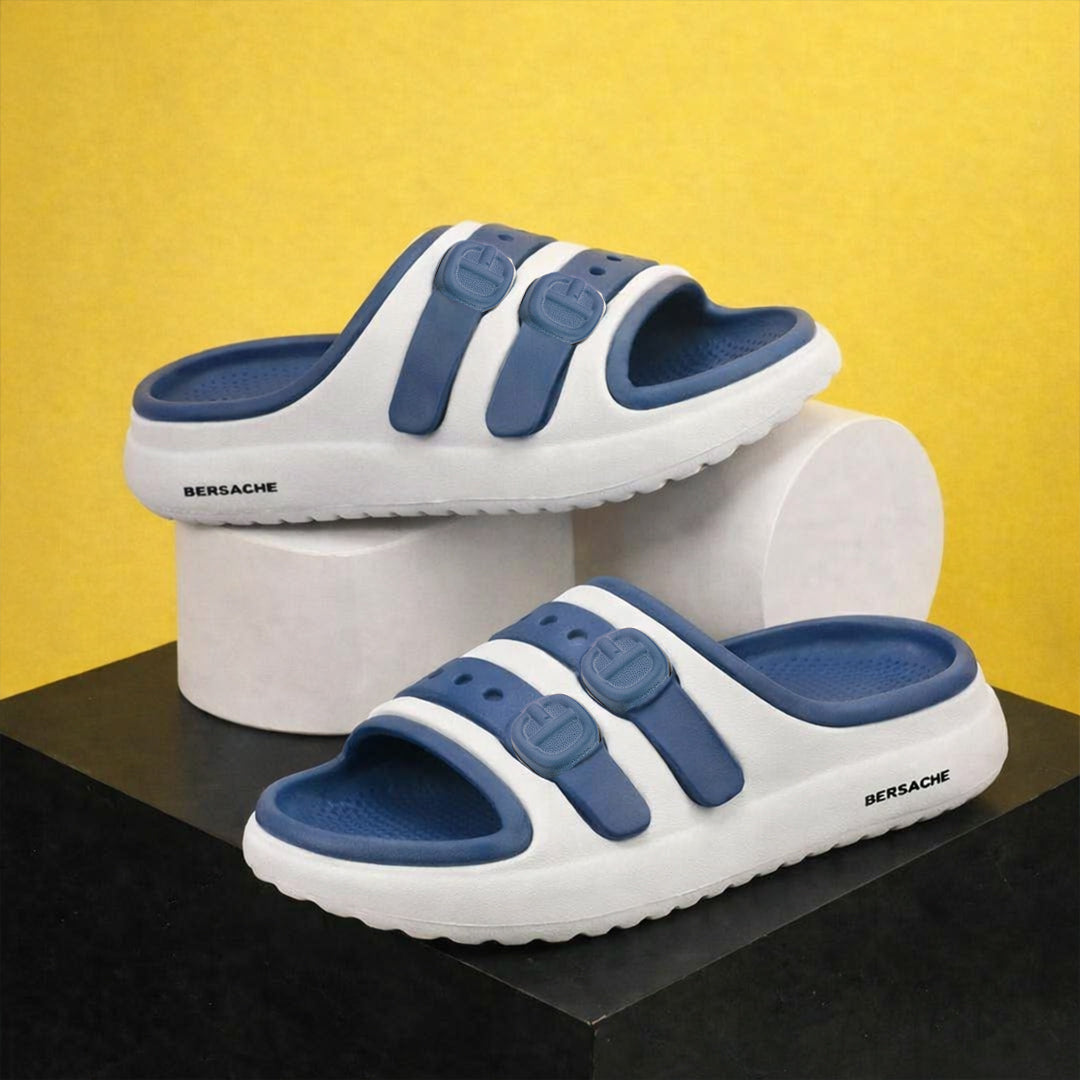 Bersache Extra Soft Classic Casual CHAPPAL with Regular wear with Ultra Soft & Flexibility Technology Sandal for Kids's - White-6320.