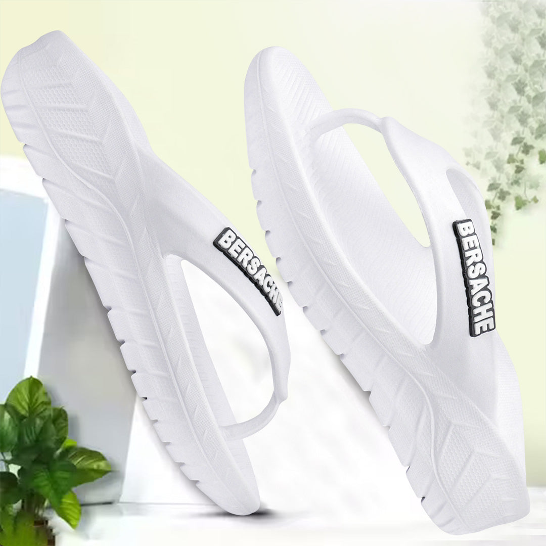 Bersache Extra Soft Classic Casual with Regular wear with Ultra Soft & Flexibility Technology Sandal For men's & boy's-(6257-White)