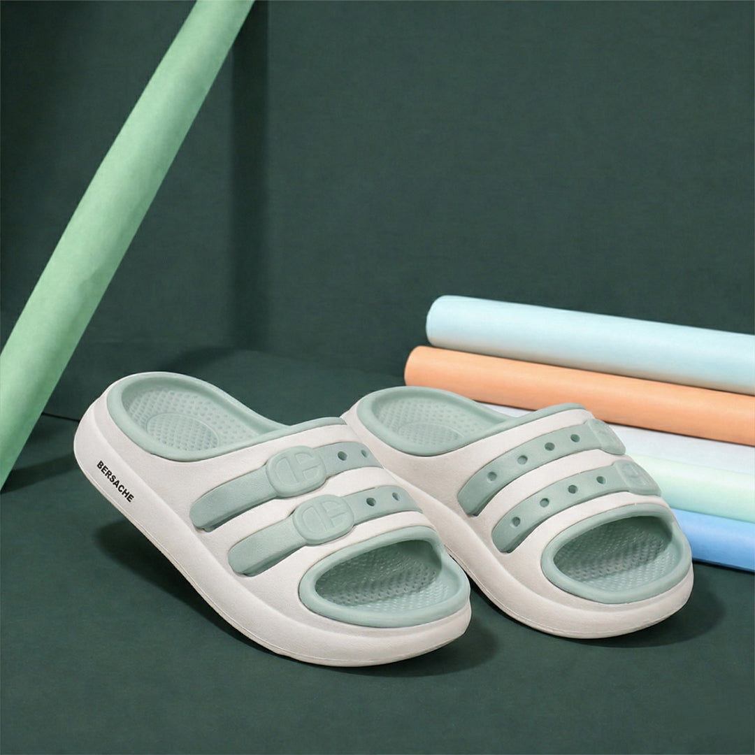 Bersache Extra Soft Classic Casual CHAPPAL with Regular wear with Ultra Soft & Flexibility Technology Sandal for Kids's - Green -6321.