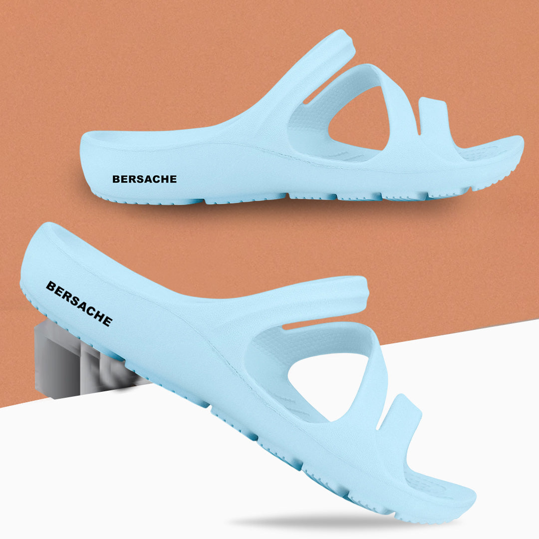 Bersache Extra Soft Classic Casual with Regular wear with Ultra Soft & Flexibility Technology Slipper For Women's & Girl's-(6249-Blue)