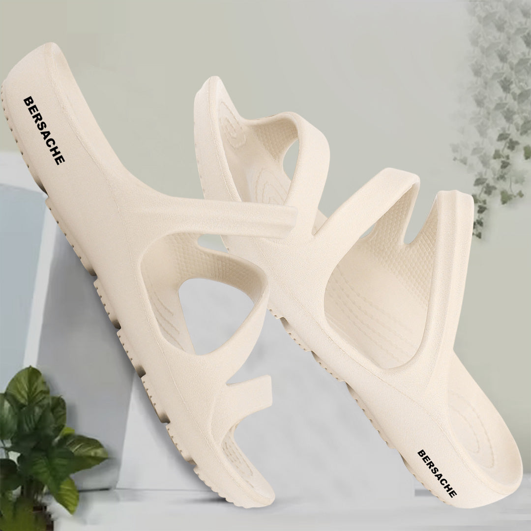 Bersache Extra Soft Classic Casual with Regular wear with Ultra Soft & Flexibility Technology Sandal's For Women's & Girl's-(6251-Beige)