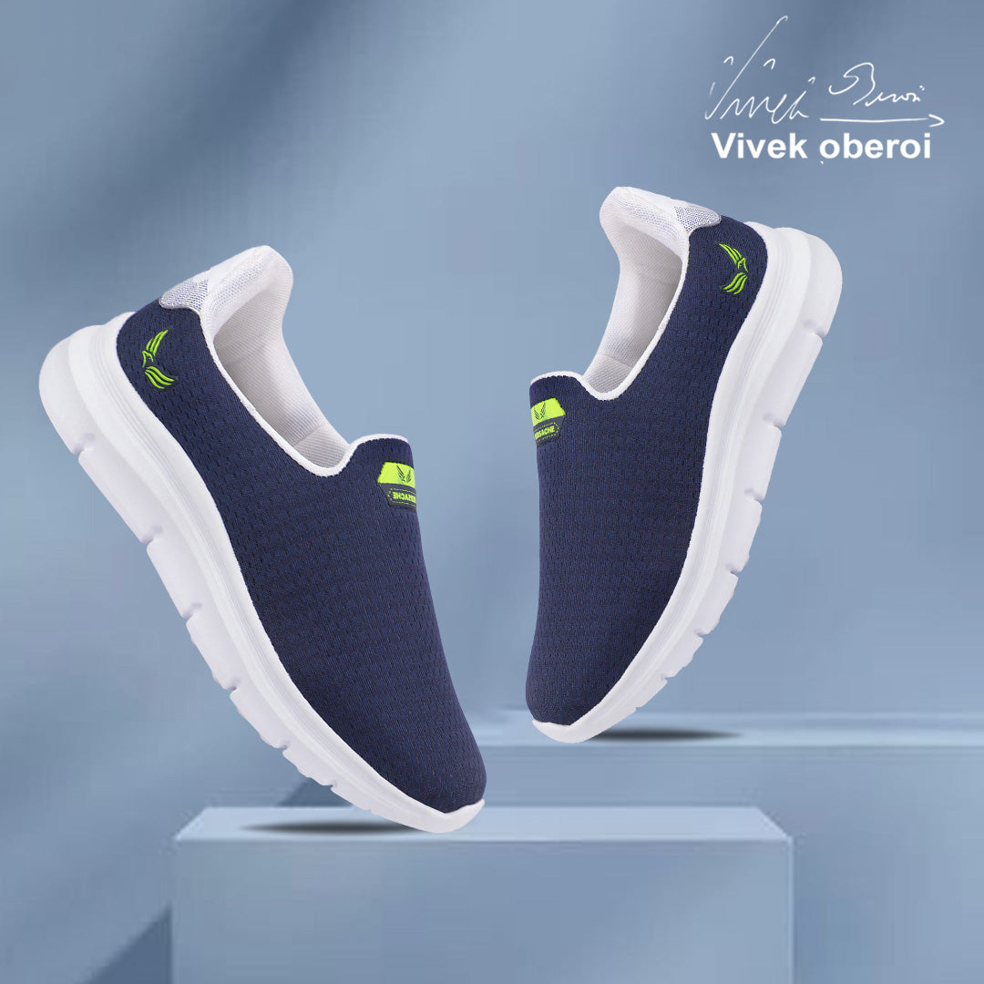 Bersache Lightweight Casual Sneaker Shoes For Men Blue-8071