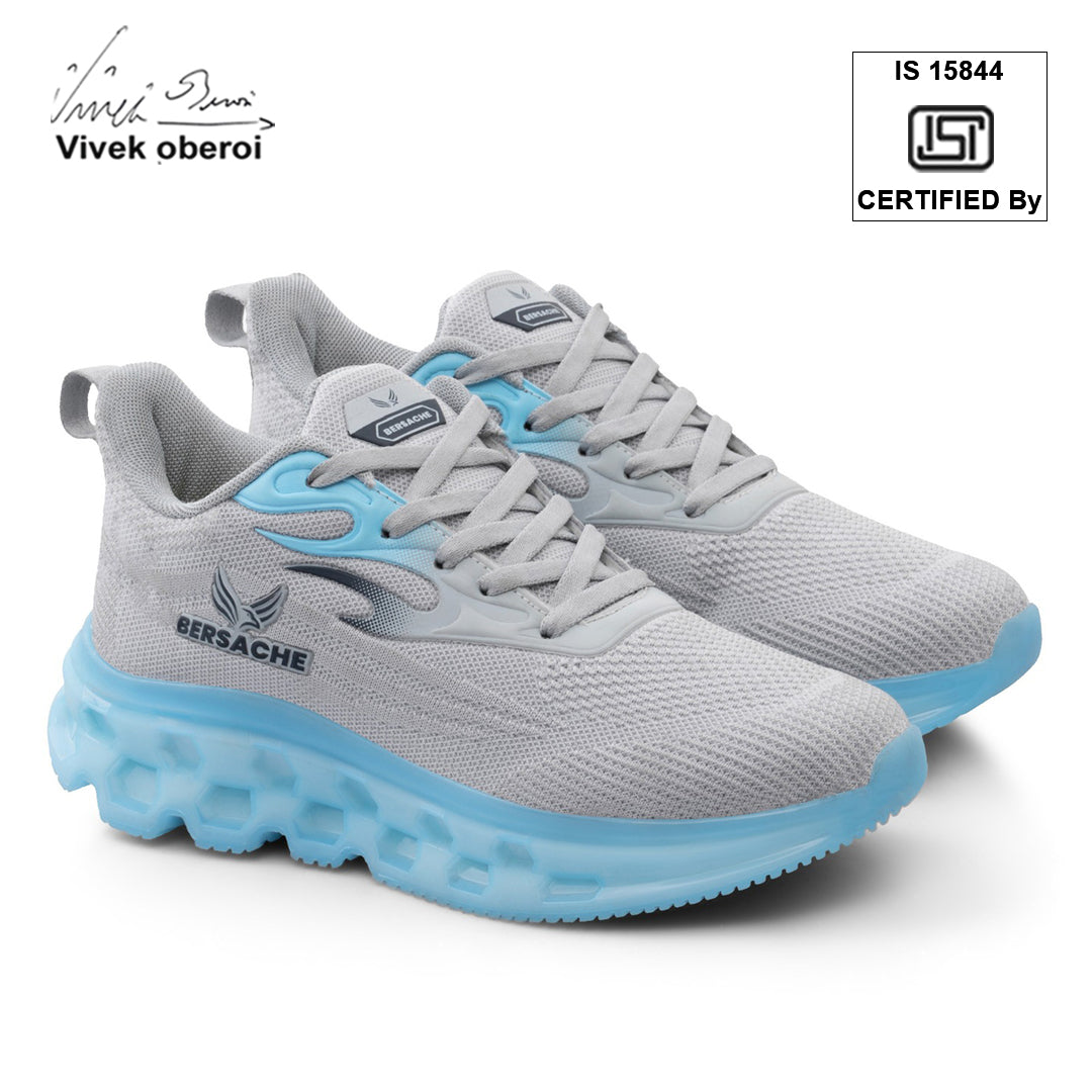 Bersache Sneaker, Loafers ,Casual With Extra Comfort Sneakers For Mens (9198-Grey)