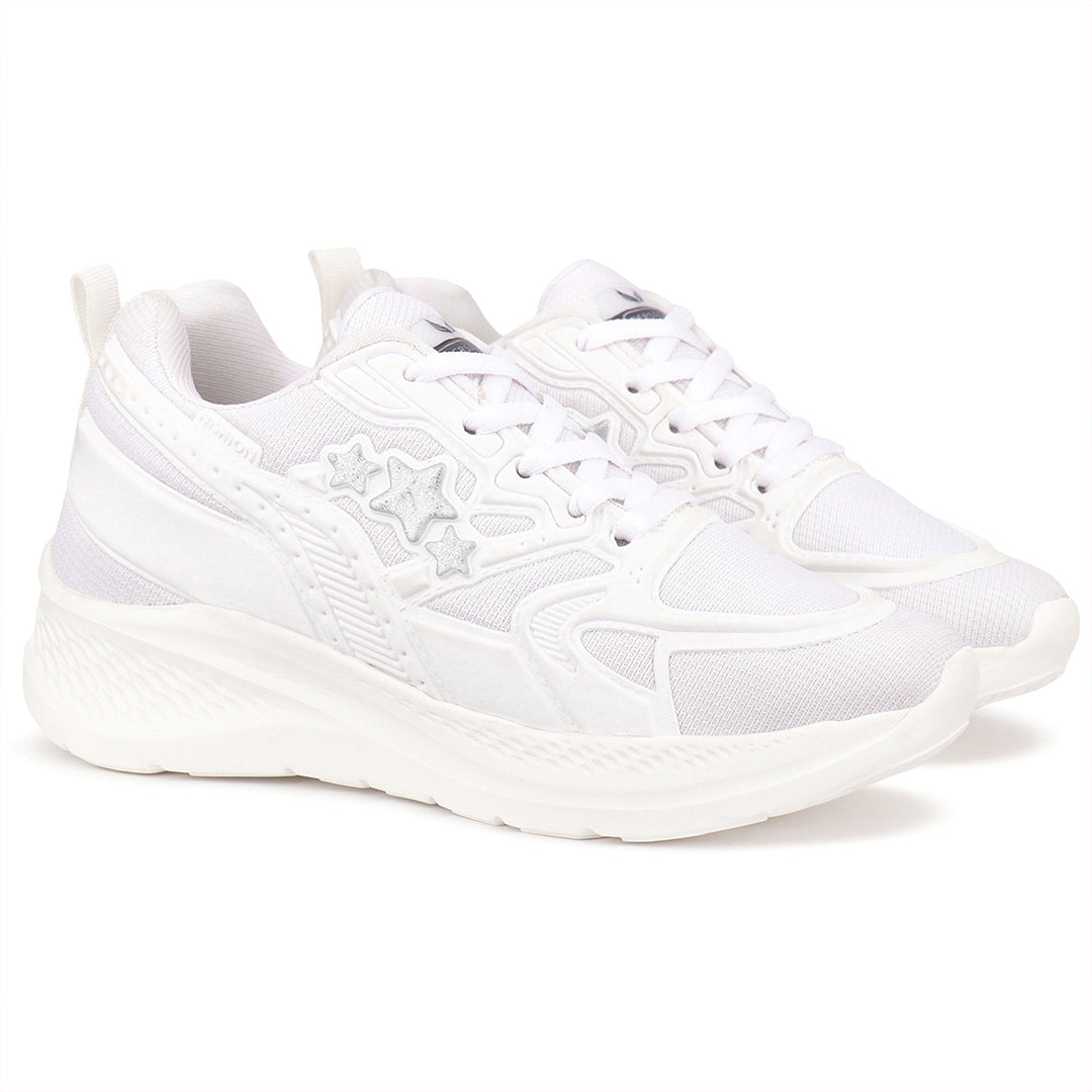 Bersache Premium Sports , Walking, Gym, Cricket, Trending Running Shoes For Women's-(8173-White)