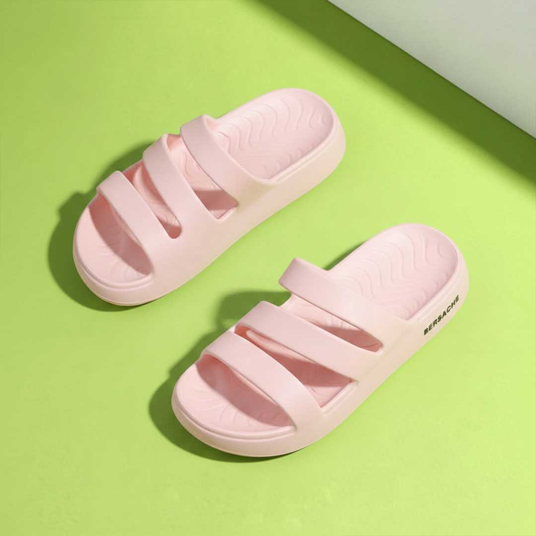 Bersache Extra Soft Classic Casual with Regular wear with Ultra Soft & Flexibility Technology Flip-Flop for Women's-(6310-Pink)