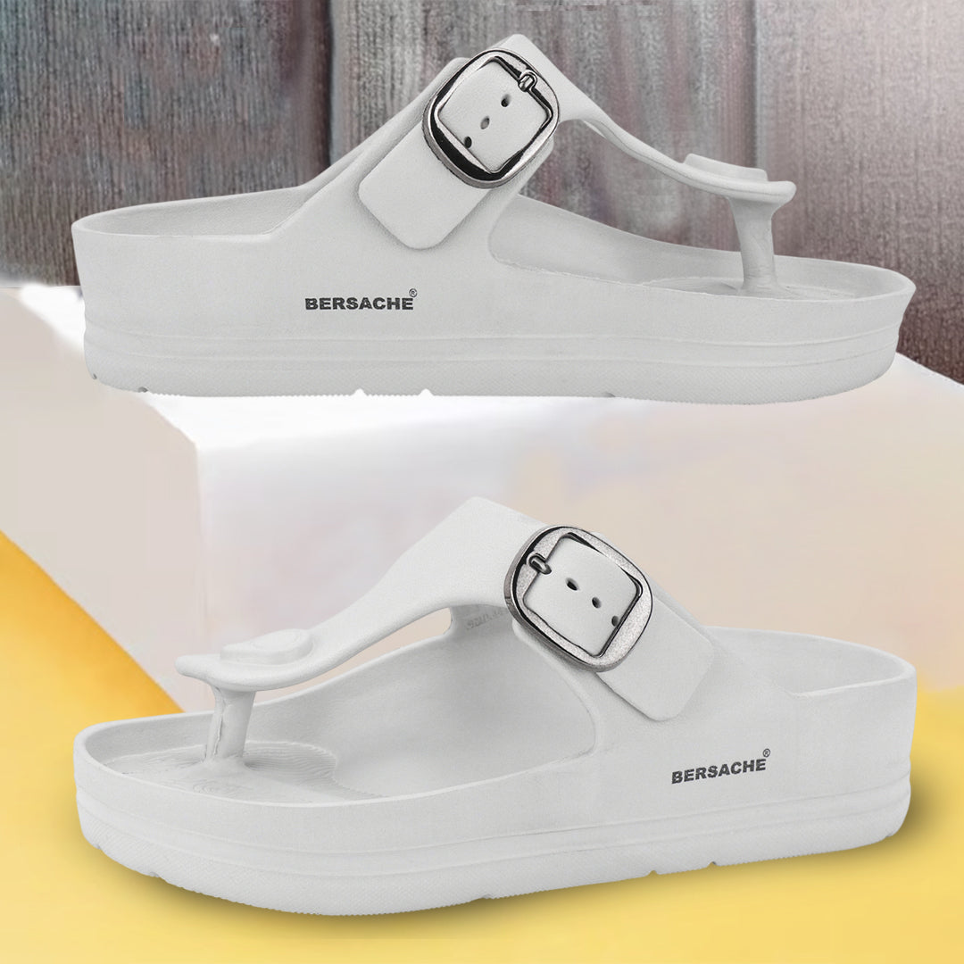Bersache Extra Soft Classic Casual with Regular wear with Ultra Soft & Flexibility Technology Sandals for Men's-(6290-Grey)