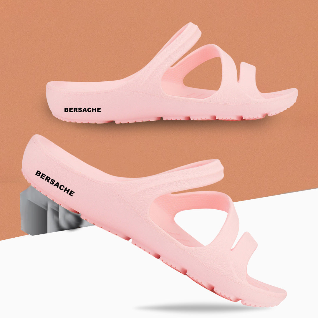 Bersache Extra Soft Classic Casual with Regular wear with Ultra Soft & Flexibility Technology Slipper For Women's & Girl's-(6250-Pink)