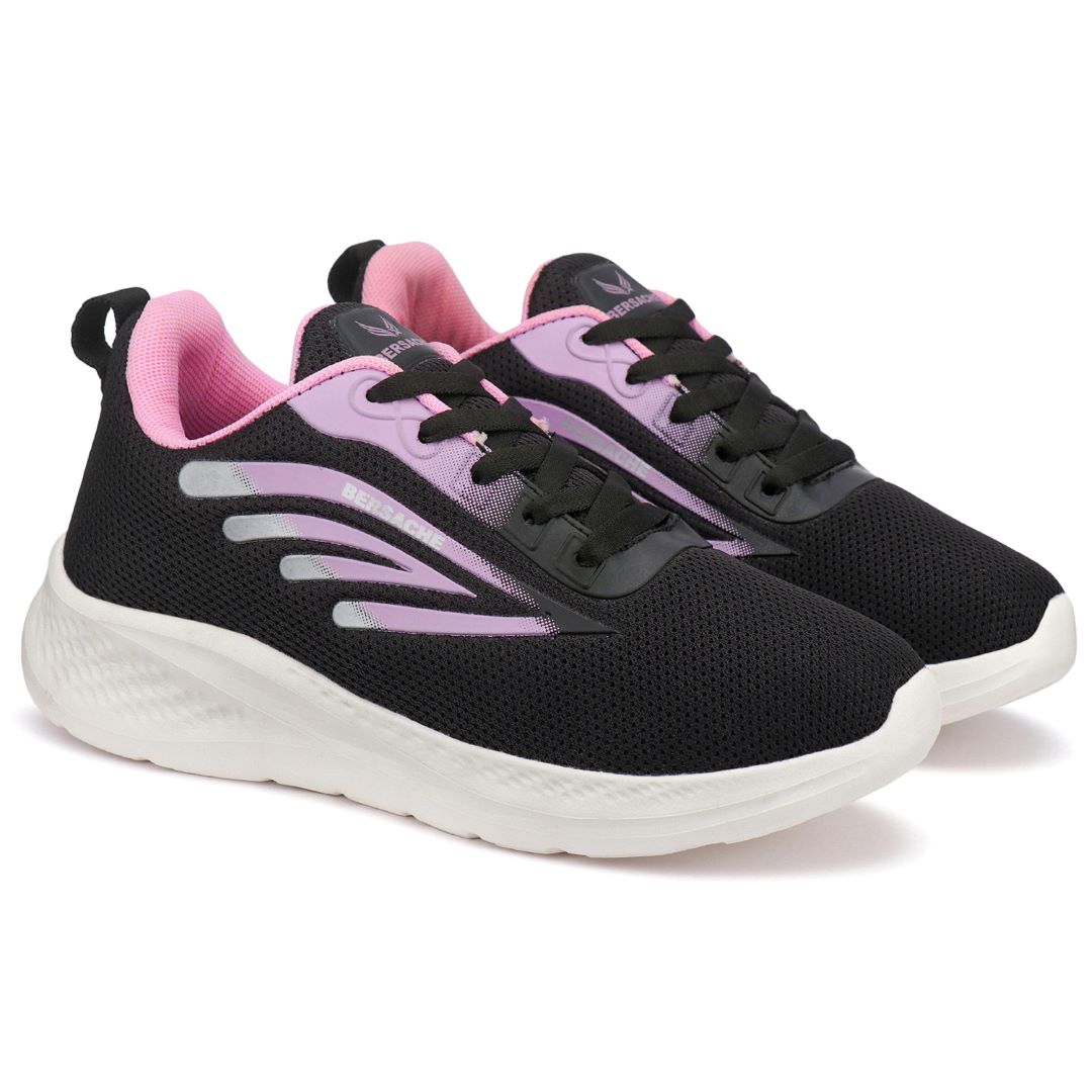 Bersache Premium Sports ,Gym, Trending Stylish Running Colour Changing shoes for Women (8094-Pink)