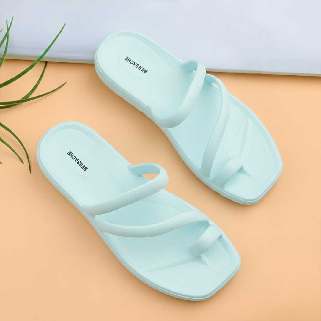 Bersache Extra Soft Classic Casual with Regular wear with Ultra Soft & Flexibility Technology Sandal for Women's-(6303-Blue)