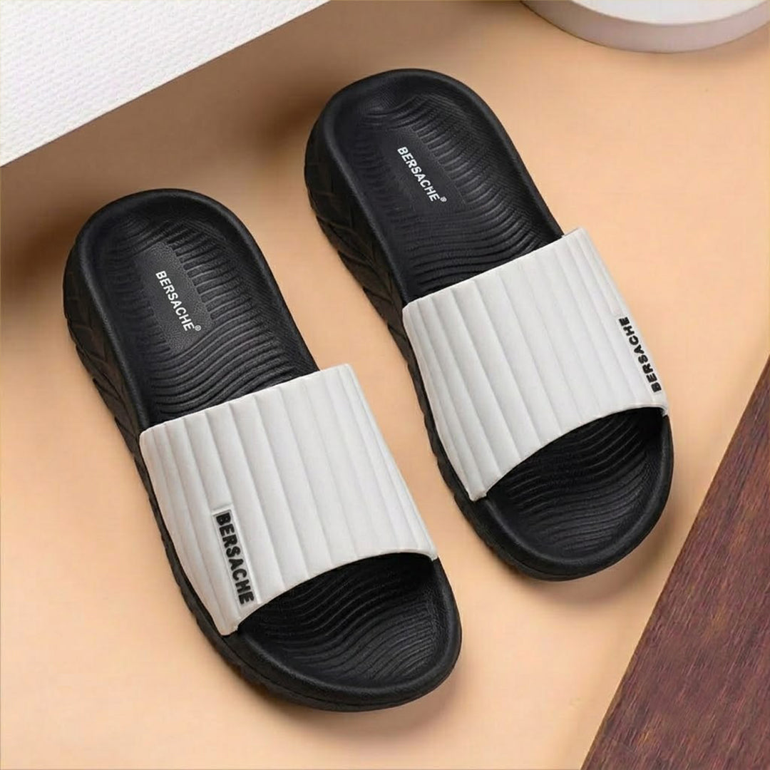Bersache Extra Soft Classic Casual with Regular wear with Ultra Soft & Flexibility Technology Sandal For Men's(Black)-6332.