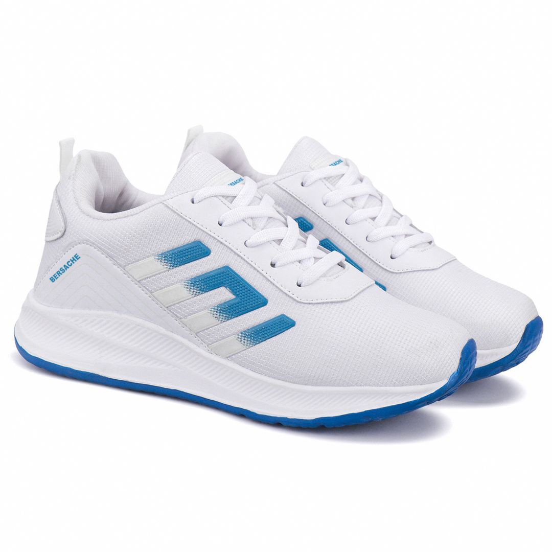 Bersache Premium Sports ,walking,Gym,cricket, Trending Running Shoes For Men's (White-8133)