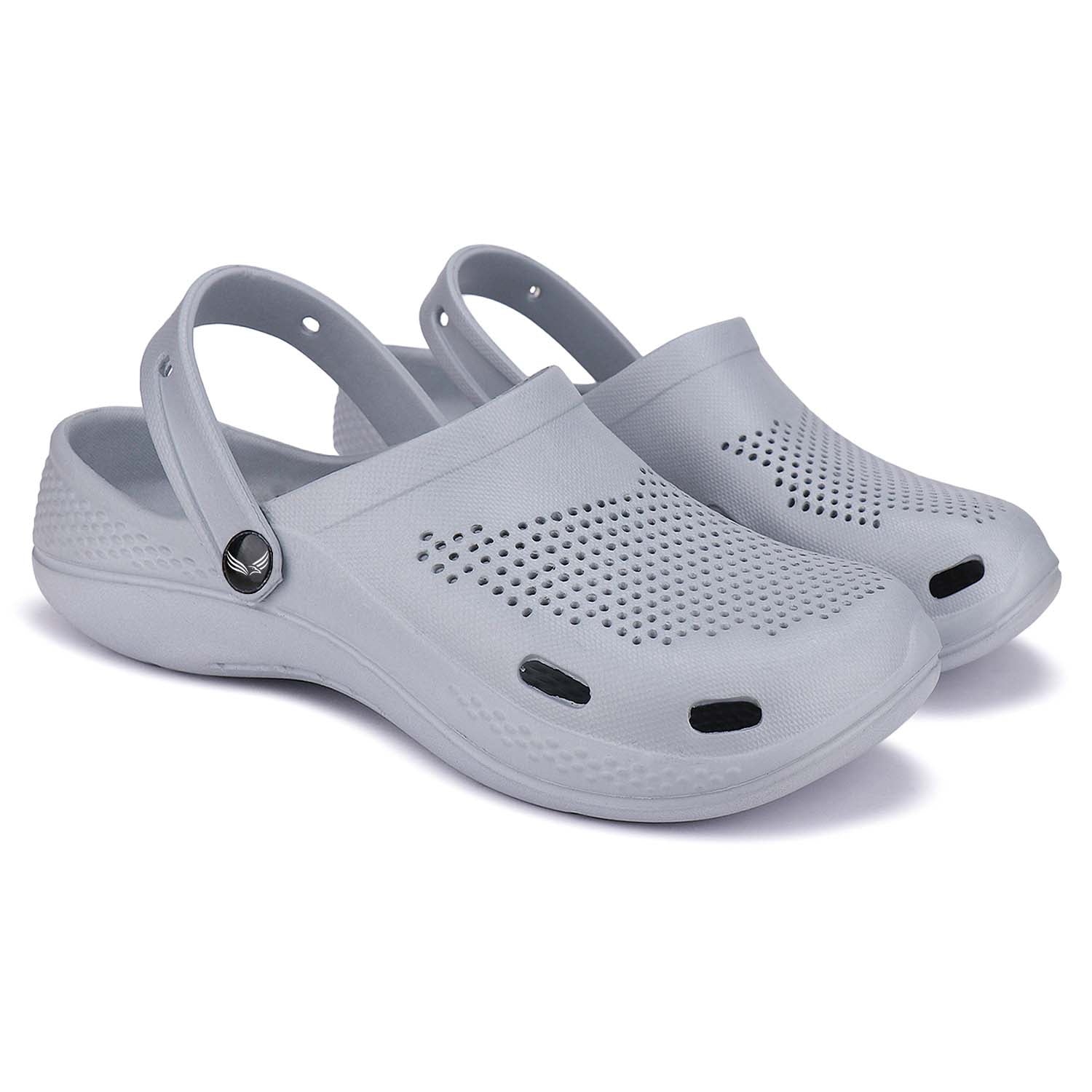Bersache Extra Soft Classic Casual with Back Strap Regular wear with Ultra Soft & Flexibility Technology Sandal for Men's/ Boy's Grey-6012