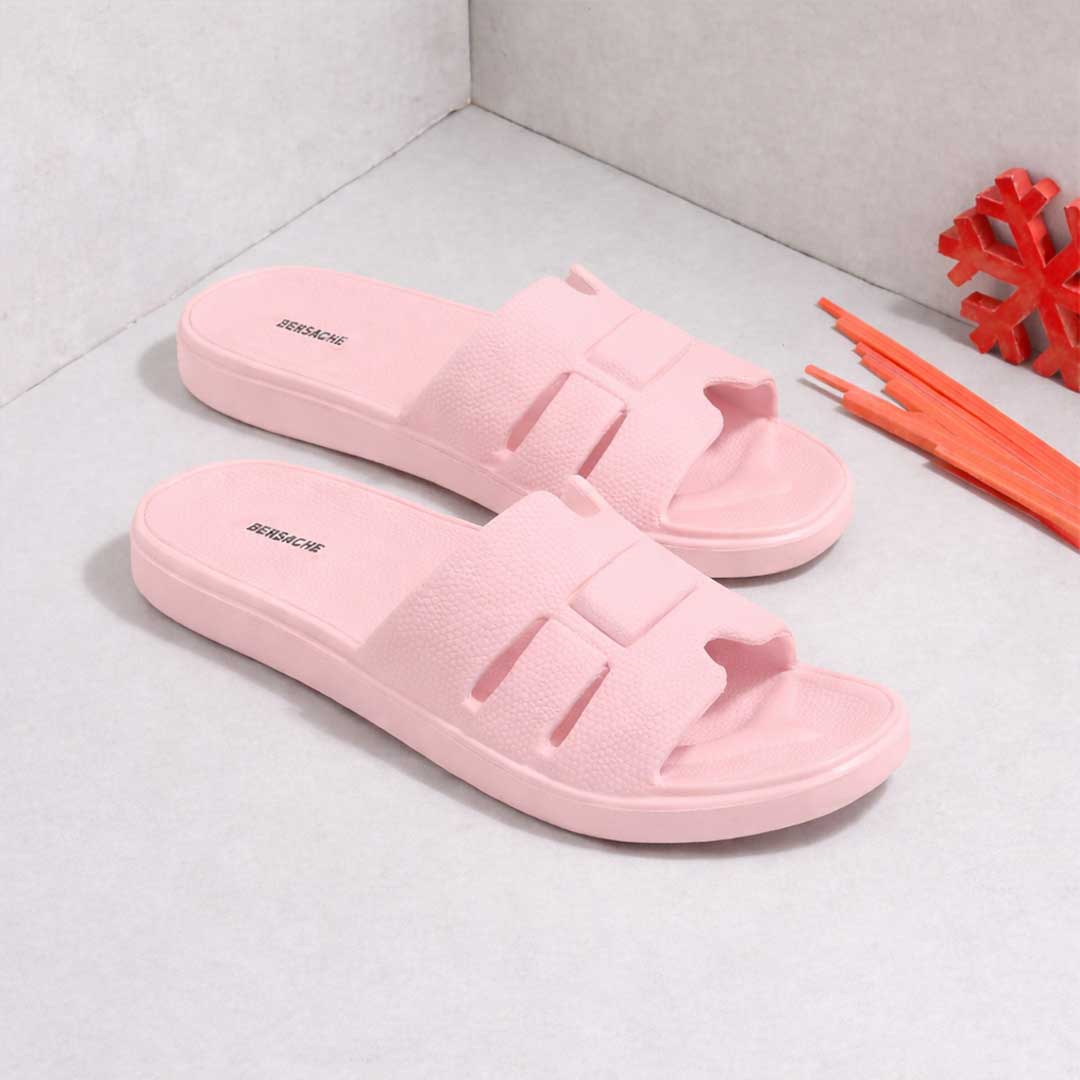 Bersache Extra Soft Classic Casual with Regular wear with Ultra Soft & Flexibility Technology Flip-Flop for Women's-(6302-Pink)