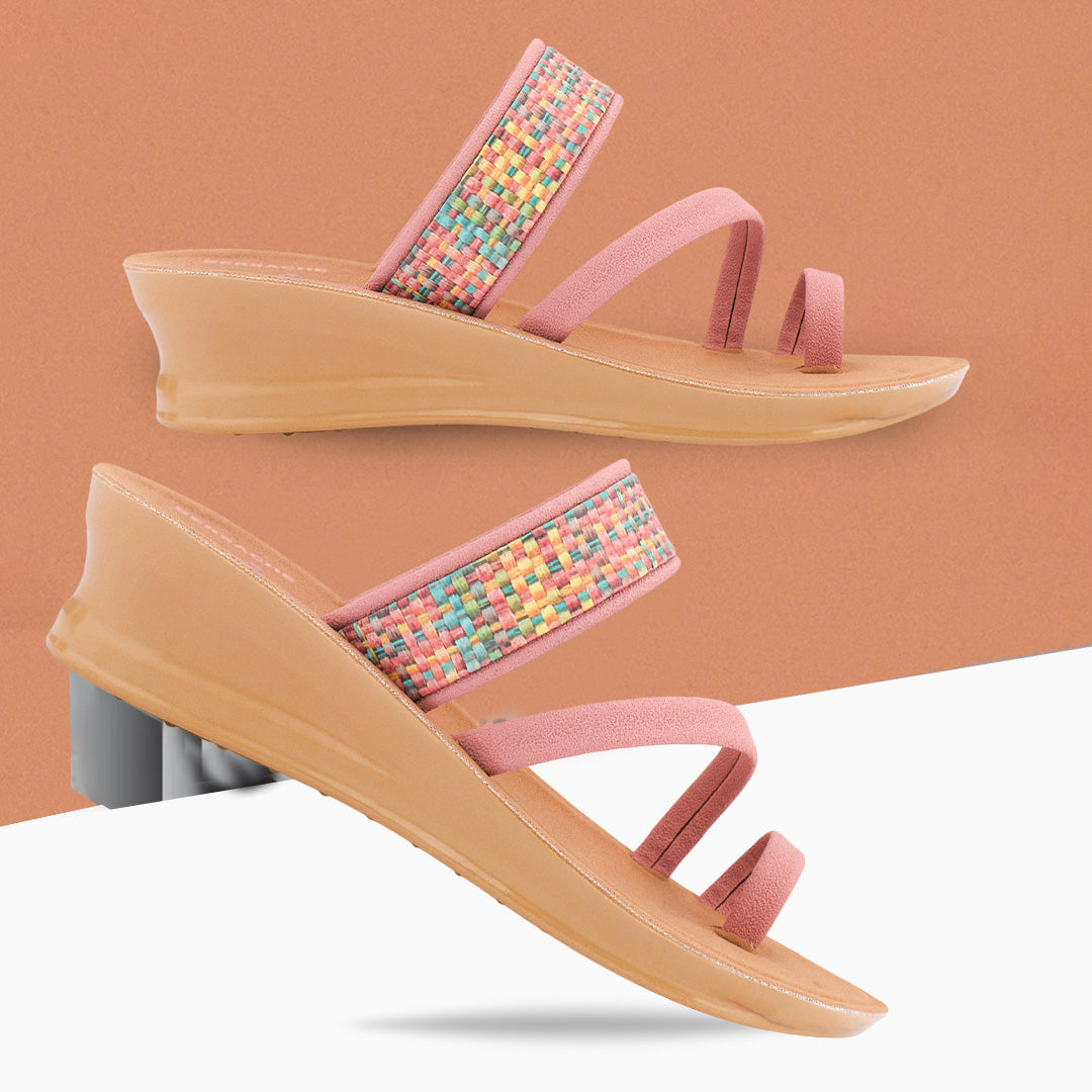 Bersache Extra Soft Classic Casual with Regular wear with Ultra Soft & Flexibility Technology Sandal's For Women's & Girl's-(6241-Pink)