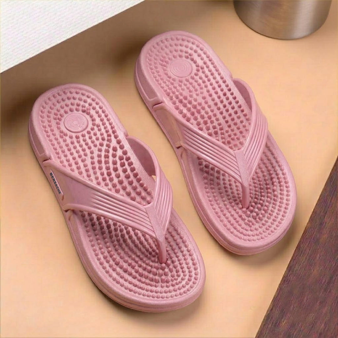 Bersache Extra Soft Classic Casual with Regular wear with Ultra Soft & Flexibility Technology Sandals for Women's-(6334-Pink).