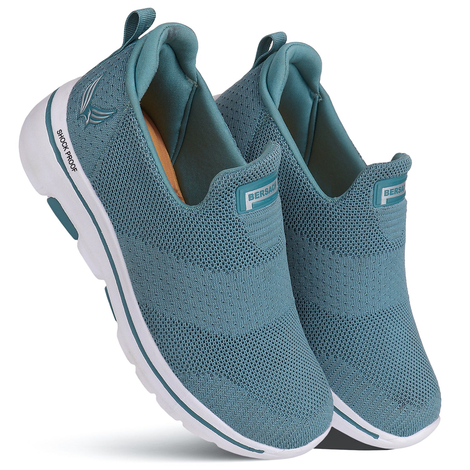 Bersache Lightweight Sports Running Shoes For Women Green- 7057