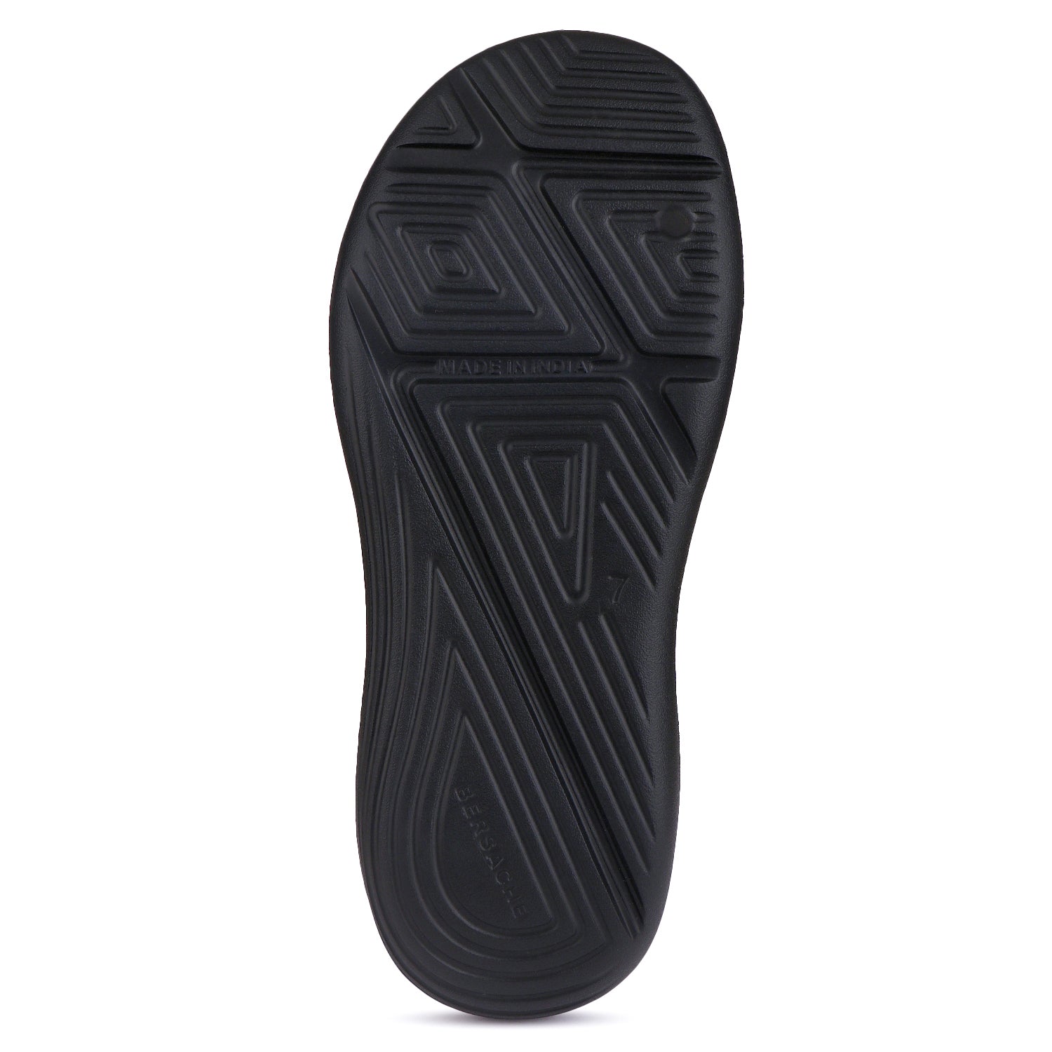 Bersache Extra Soft Classic Casual with Regular wear with Ultra Soft & Flexibility Technology Flip Flop for Men's & Boy's (6147-Black)
