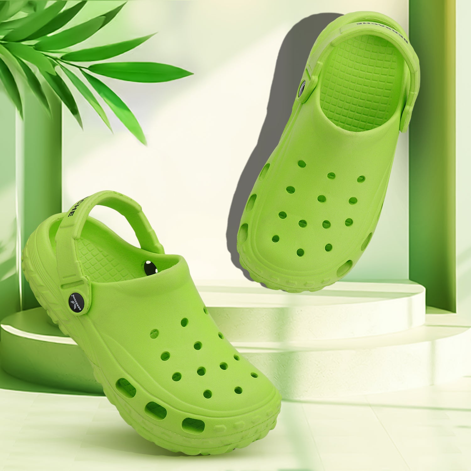 Bersache Extra Soft Classic Casual CHAPPAL with Regular wear with Ultra Soft & Flexibility Technology Slipper for Kids's - Green -6202.