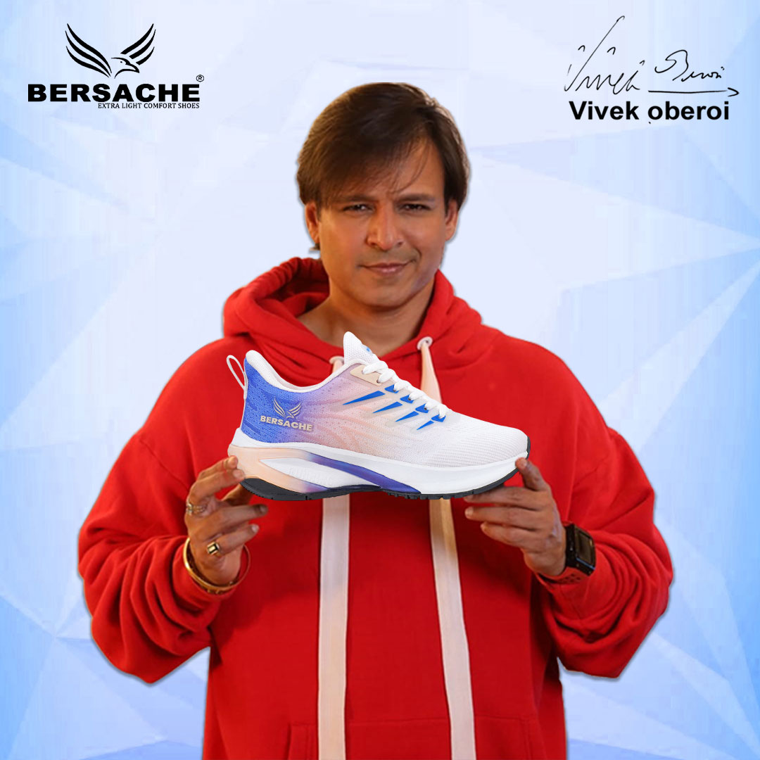 Bersache Premium Sports ,walking,Gym,cricket, Trending Running Shoes For Men's (Blue-White-9212).