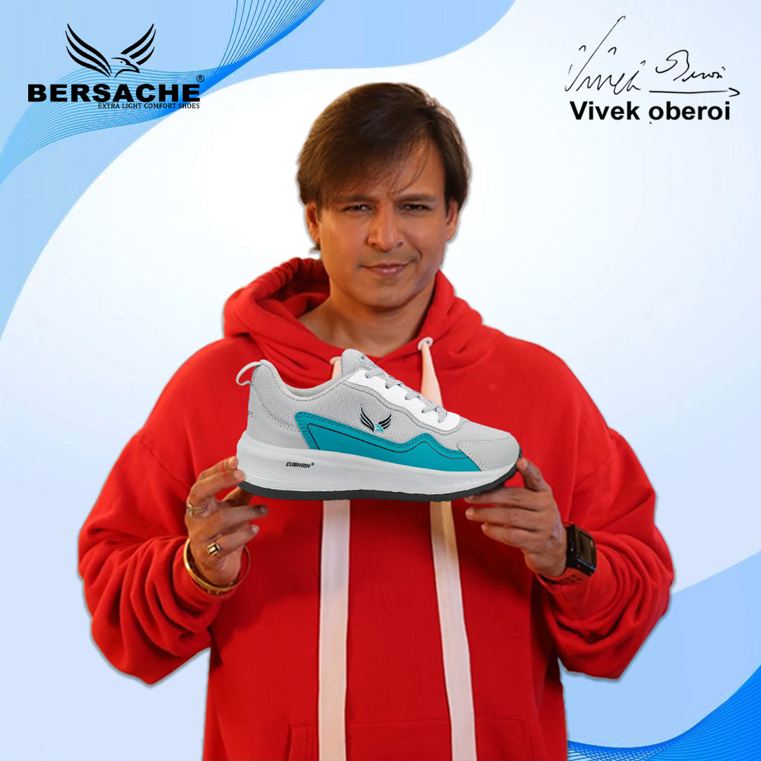 Bersache Premium Sports ,walking,Gym,cricket, Trending Running Shoes For Men's (Blue-8145).