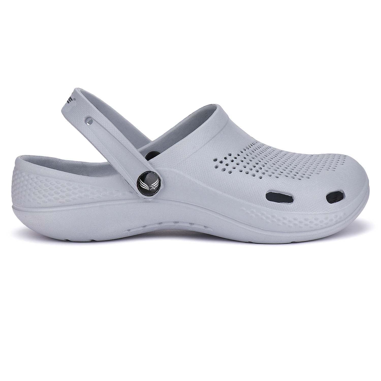 Bersache Extra Soft Classic Casual with Back Strap Regular wear with Ultra Soft & Flexibility Technology Sandal for Men's/ Boy's Grey-6012
