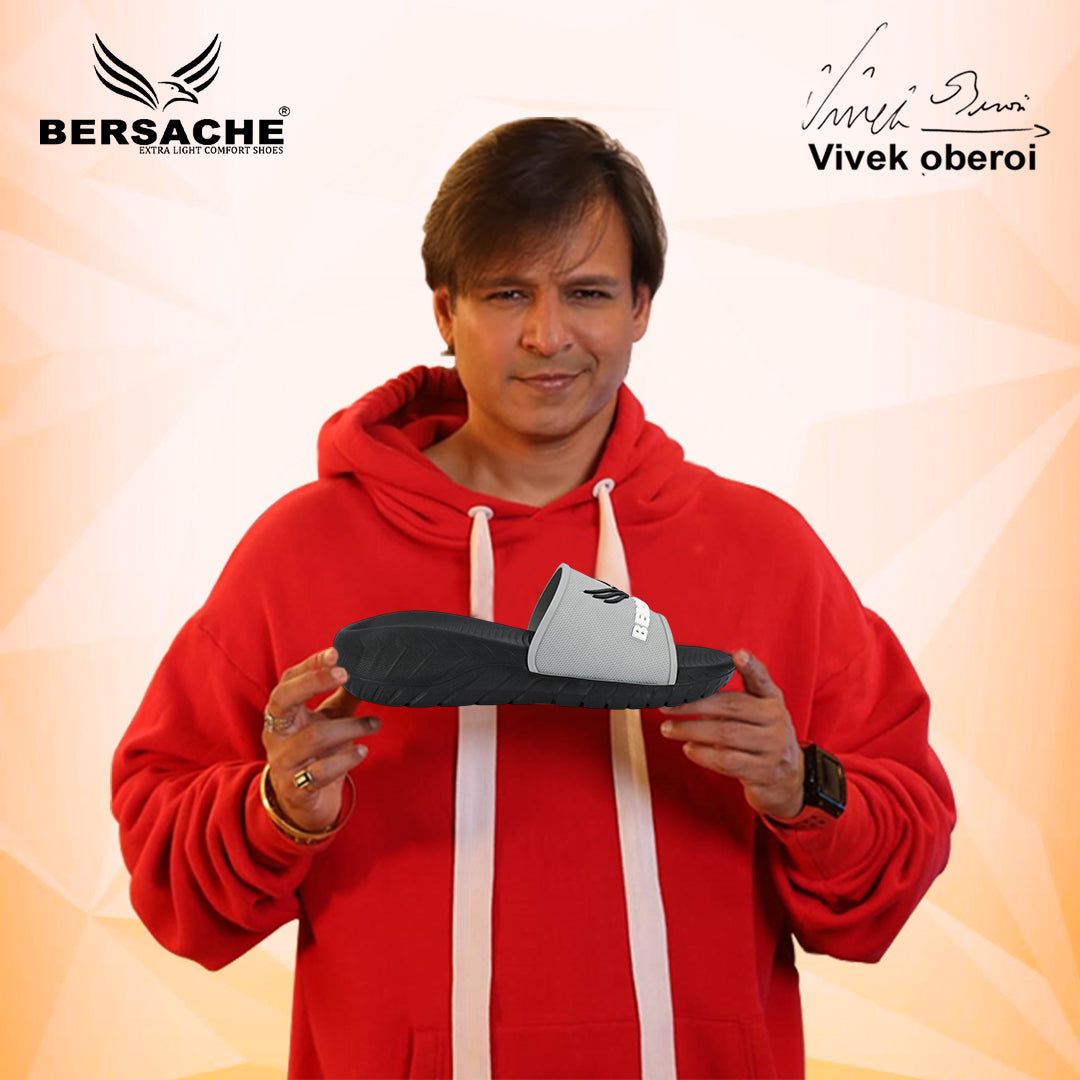 Bersache Extra Soft Classic Casual with Regular wear with Ultra Soft & Flexibility Technology Sandal For Men's (black-6329).