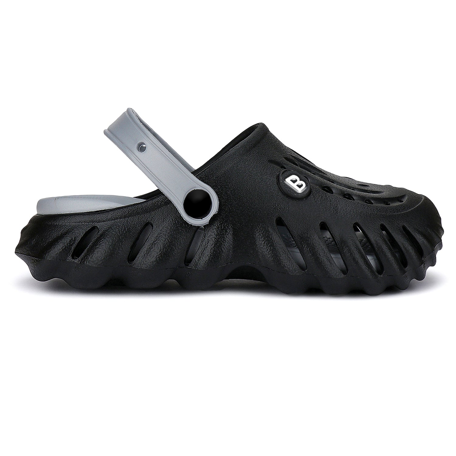 Bersache Extra Soft Classic Casual CHAPPAL with Regular wear with Ultra Soft & Flexibility Technology Clog's for Kids's - Black -6026.