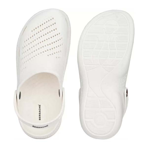 Bersache Extra Soft Classic Casual with Regular wear with Ultra Soft & Flexibility Technology Clogs for Men's & Boy's White-6010