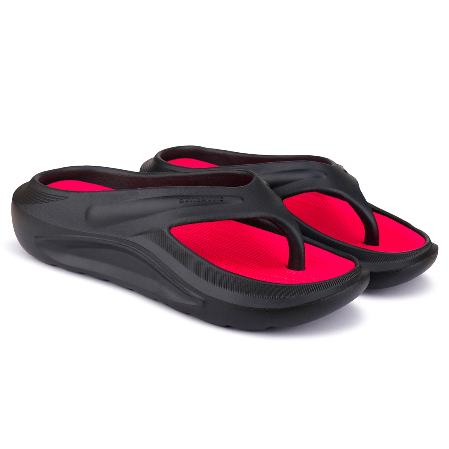 Bersache Extra Soft Classic Casual with Regular wear with Ultra Soft & Flexibility Technology Slipper for Men's & Boy's-(6176-red)