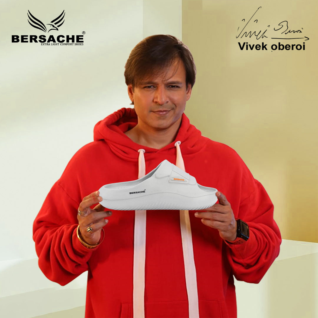 Bersache Extra Soft Classic Casual with Regular wear with Ultra Soft & Flexibility Technology Sandals for Men's-(6280-Grey)