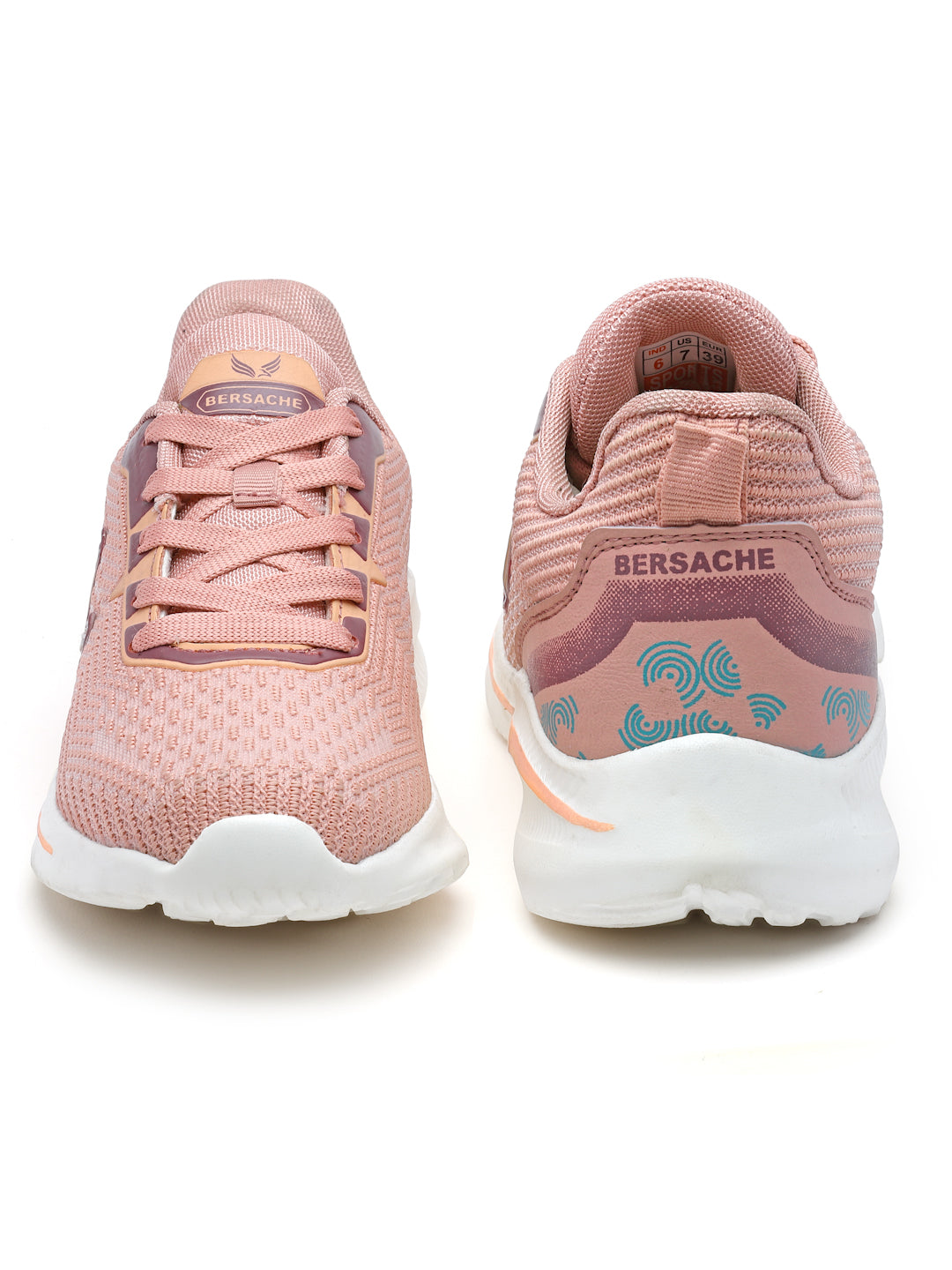 Bersache Sneaker, Loafers ,Casual With Extra Comfort Sneakers for Women's/GIRL's (9185-Pink) .