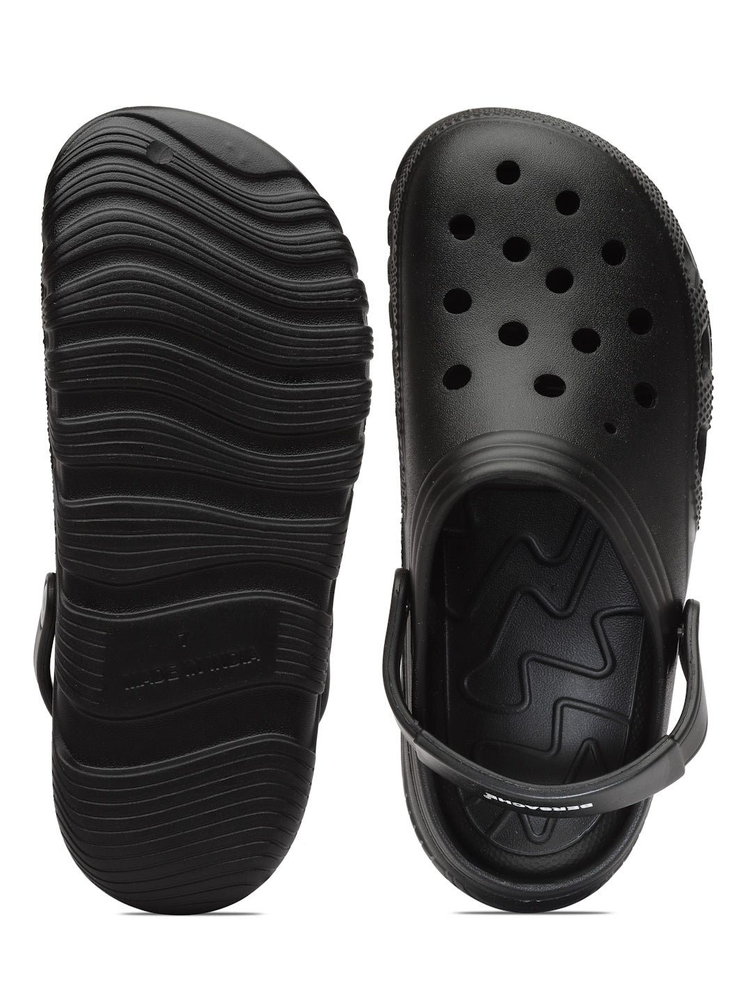 Bersache Extra Soft Classic Casual with Regular wear with Ultra Soft & Flexibility Technology Flip Flop for Men's & Boy's-Black-6094