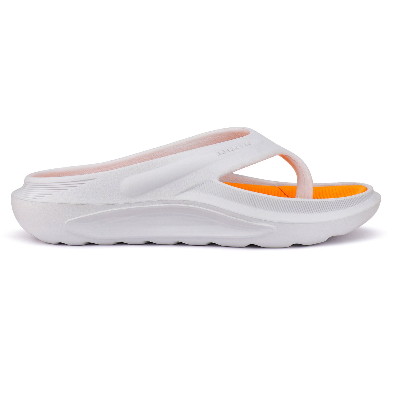 Bersache Extra Soft Classic Casual with Regular wear with Ultra Soft & Flexibility Technology Flip Flop for Men's & Boy's (6175-Orange)