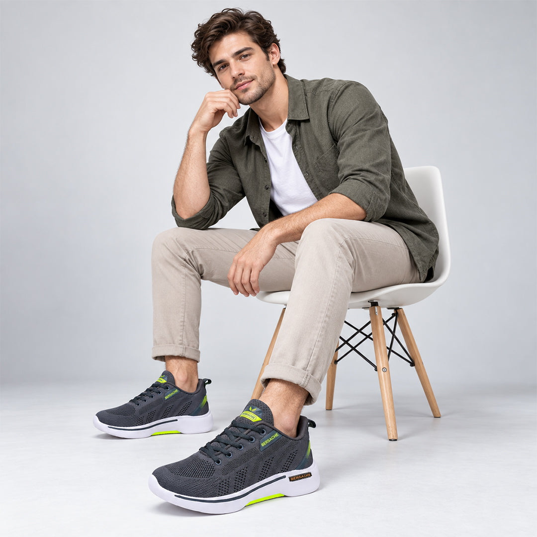 Bersache Lightweight Sports Shoes For Men - 7049