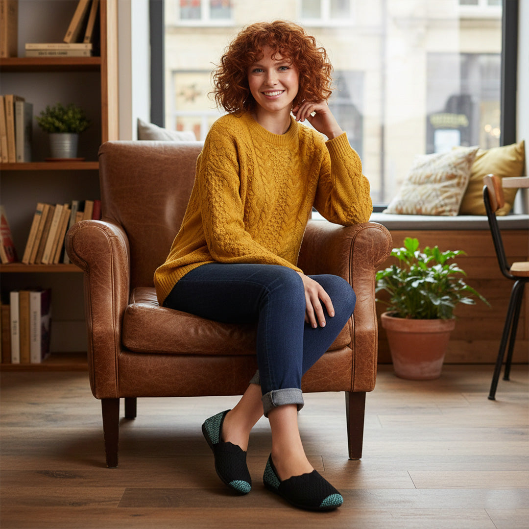 BERSACHE Women's SPORTS – Lightweight, Breathable & Comfortable Daily Wear Shoes(GREEN-6274).